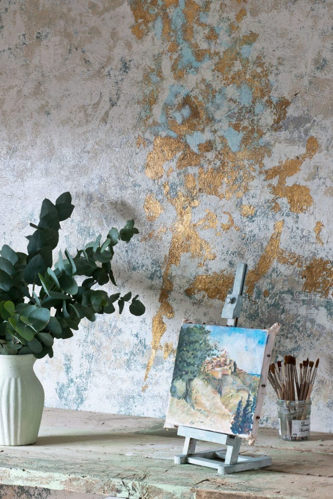 venetian plaster textured walls
