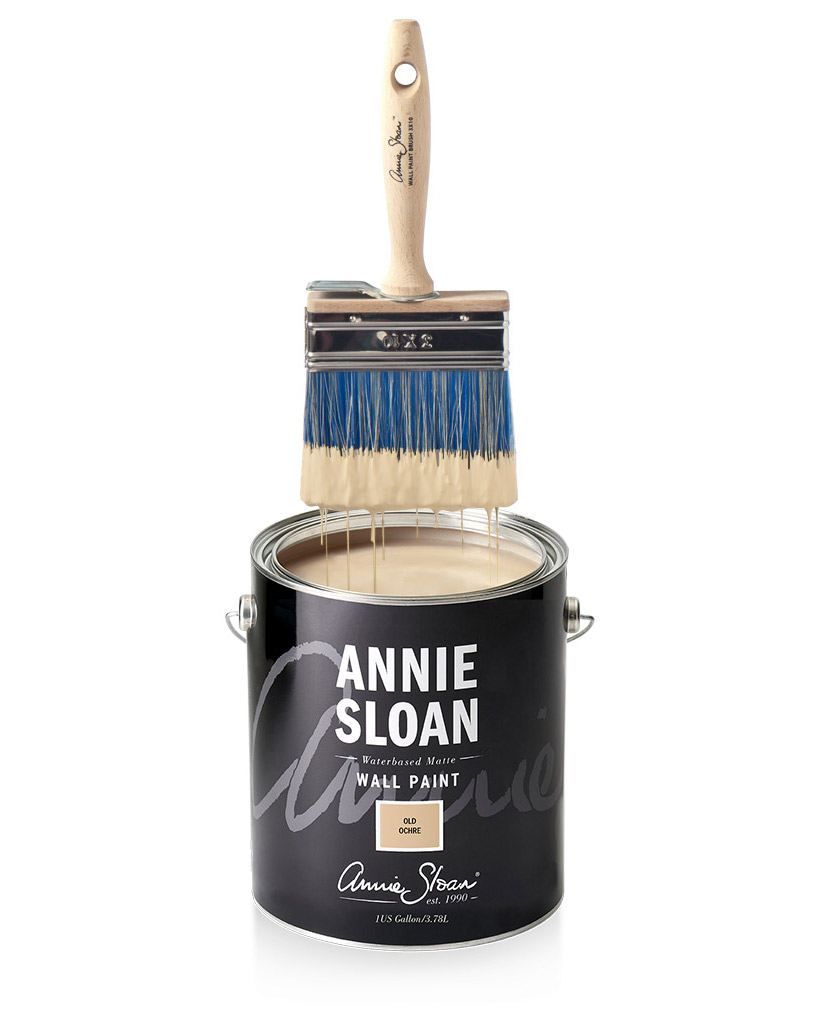 Paint brush and cans. Cans with paint and brushes on the blue