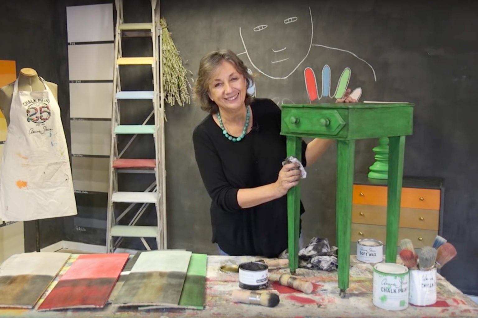 How to Apply Antiquing Wax to Age Painted Pieces - This Mamas Dance